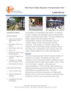 Lawrence - Merrimack Valley Planning Commission