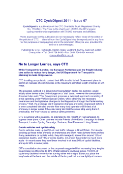 CTC CycleDigest 2011 - Issue 67