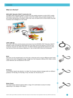 LEGO WeDo Users Guide