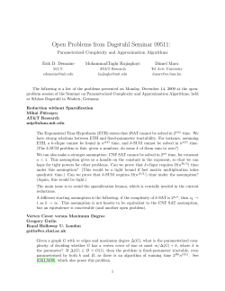 Open Problems from Dagstuhl Seminar 09511