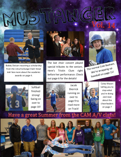 The last choir concert played special tributes to the seniors. Here`s