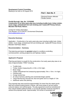 Planning Policy - Lancashire County Council