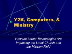 How the Latest Technologies Are Impacting the Local Church and