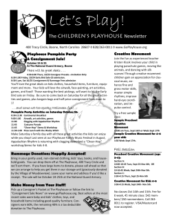 Let`s Play! - The Children`s Playhouse