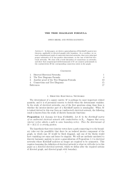 The Tree-Diagram Formula