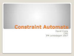 (Intentional) Constraint Automata