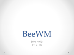 Bee workflowmanager