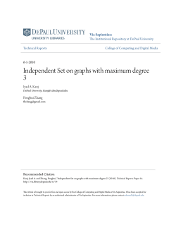 Independent Set on graphs with maximum degree 3
