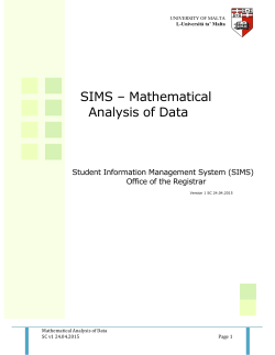 Mathematical Analysis of Data