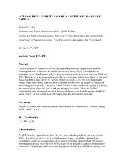 Consider a Bergson-Samuelson social welfare function: