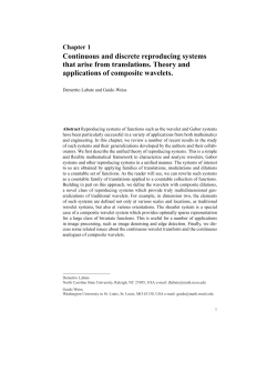 Continuous and discrete reproducing systems that arise from