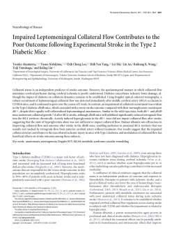 Impaired Leptomeningeal Collateral Flow Contributes to the Poor