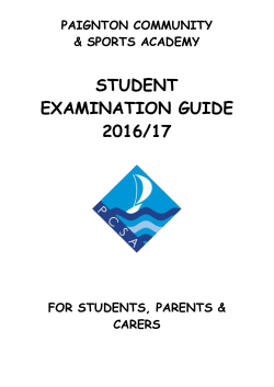 exam charges - Paignton Community and Sports Academy