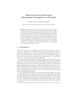 Quasi-equal Clock Reduction: Eliminating Assumptions on Networks
