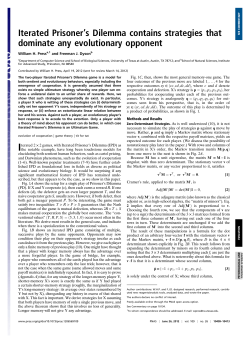 paper by Press and Dyson - Imperial College London