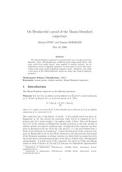 On Hrushovski`s proof of the Manin-Mumford conjecture