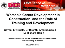 Improving the UK Construction Industry through process improvement