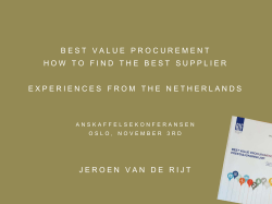 best value procurement how to find the best supplier