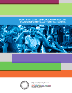 equity-integrated population health status reporting: action