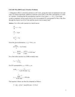 CEE 483 Win 2005 Solutions to Exam 1