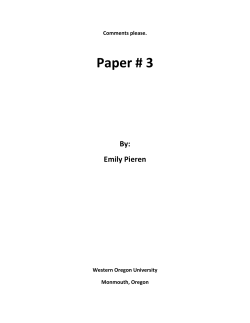 Chapter 7 - Western Oregon University