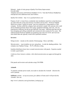 Deborah &ndash; leader of solar group at Quality First Home Improvement