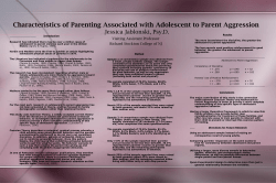 Characteristics of Parenting Associated with - Reisman