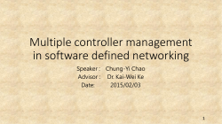 Multiple controller management in software defined networking