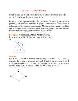 MDM4U Graph Theory