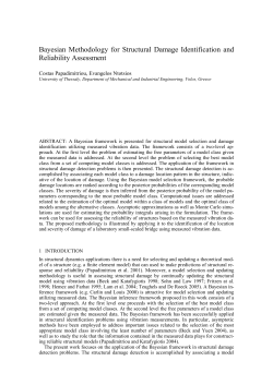 3 Damage detection methodology