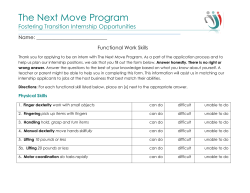 The Next Move Program