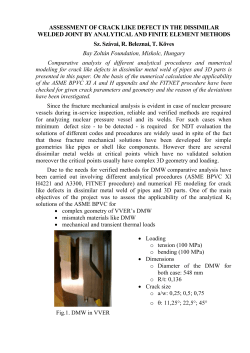 FATIGUE LIFE OF WELDED JOINTS ACCORDING TO ENERGY