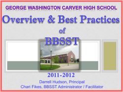 BBSST Staff Development - Birmingham City Schools