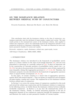 on the dominance relation between ordinal sums of