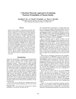 A Decision-Theoretic Approach to Evaluating Posterior Probabilities