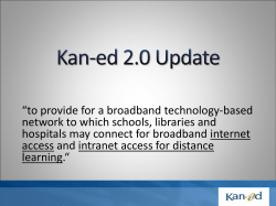 Kan-ed Update - Kansas Library Association
