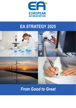 EA Strategy 2025 : from Good to Great