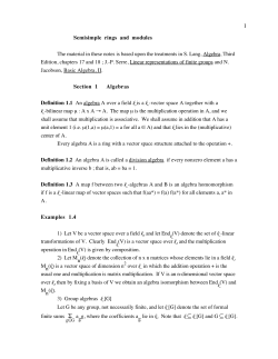 s.s. rings and modules 3/19/01a