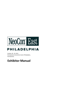 Exhibitor Manual