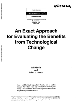 , 37 pages - World bank documents