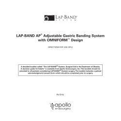 LAP-BAND AP&reg; Adjustable Gastric Banding System
