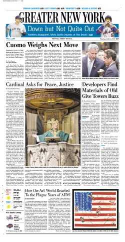 Cuomo Weighs Next Move Down but Not Quite Out