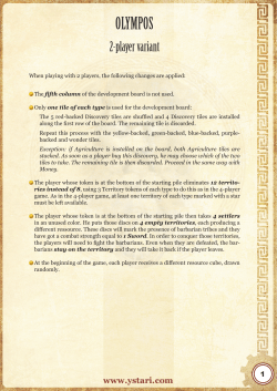 olympos - Ystari Games