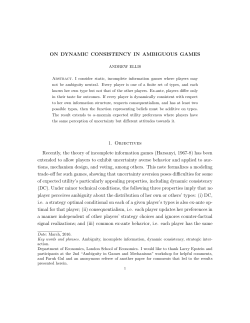 On Dynamic Consistency in Ambiguous Games