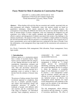 development of risk management mathematical model
