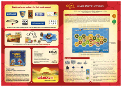 Catan Big Game rules