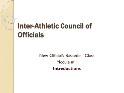 Inter Assocation Council of Athletic Officials