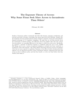 The Exposure Theory of Access: Why Some Firms
