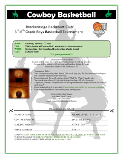 Breckenridge - Redwood Area Basketball Association