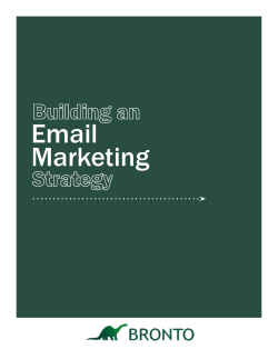 Building an Email Marketing Strategy